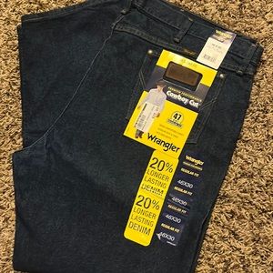 Wrangler Dark Regular Fit Mens Jeans